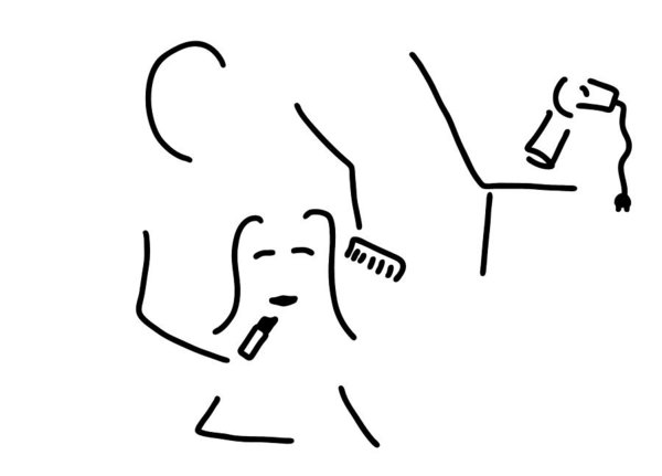 600x431 Makeup Artist Drawings Fine Art America