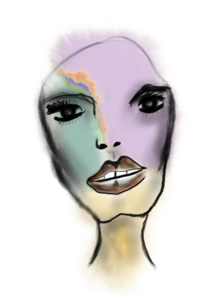 450x600 Makeup Artist Paintings