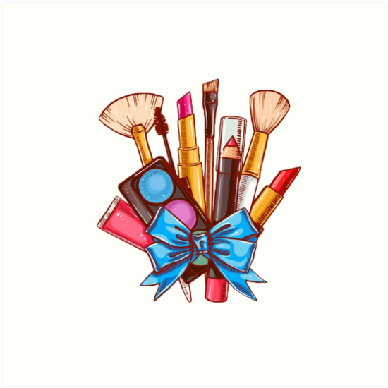 550x550 Makeup Art Prints