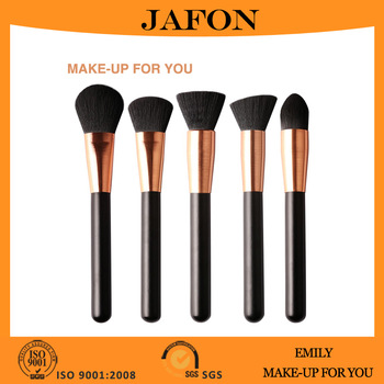 350x350 Rose Gold Vegan Makeup Brushes Sets With Unique Wire Drawing