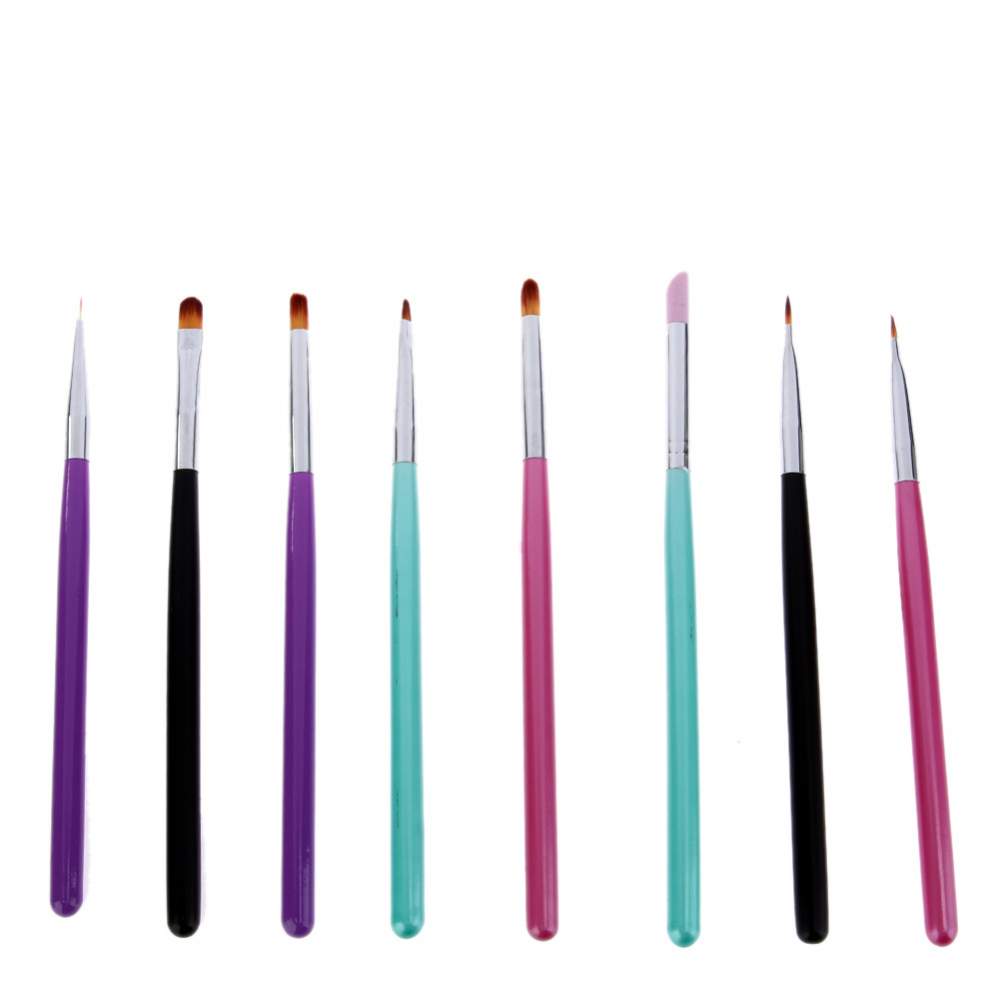 1000x1000 Nail Art Brushes Set Crystal Carving Uv Gel Nail Polish Brush