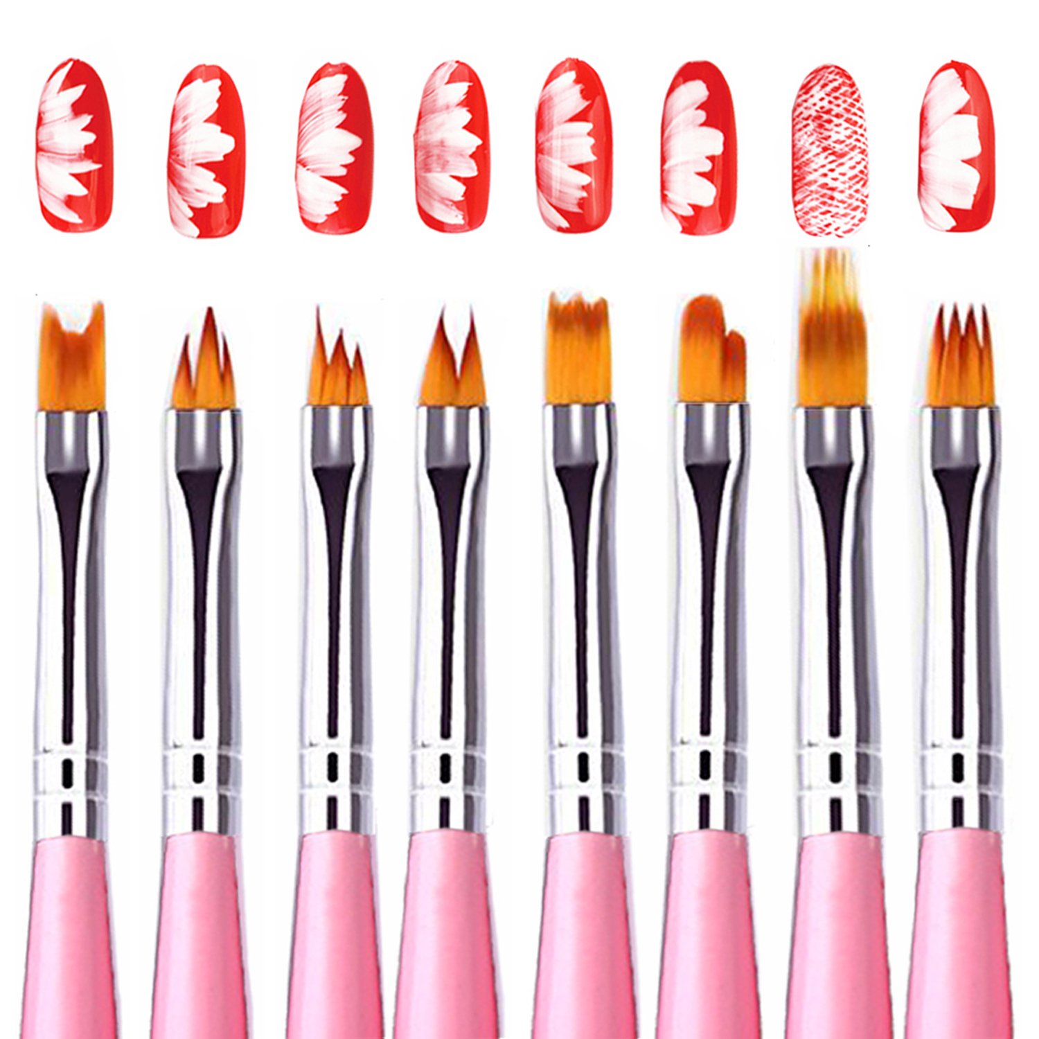1500x1500 Kingtree Pcs Nail Art Brush Set, Gradient Acrylic