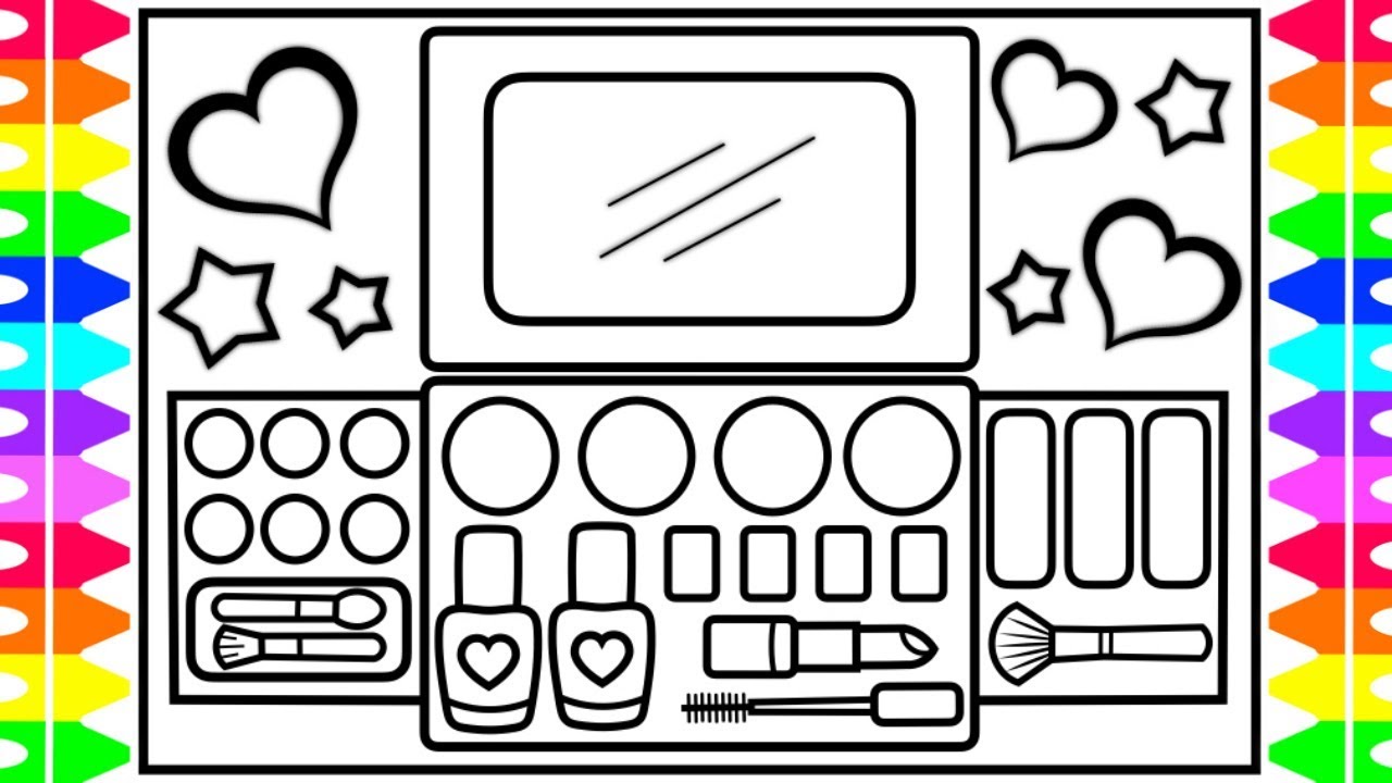 1280x720 how to draw a makeup kit for kids kit drawing