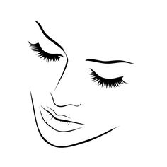 236x236 Makeup Face Silhouette