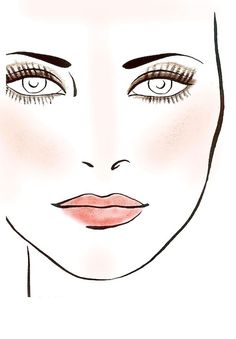 Makeup Face Drawing | Free download on ClipArtMag