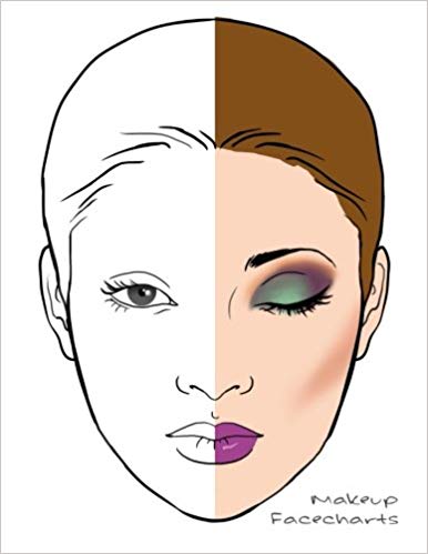 386x499 Makeup Facecharts Eleanor Edition