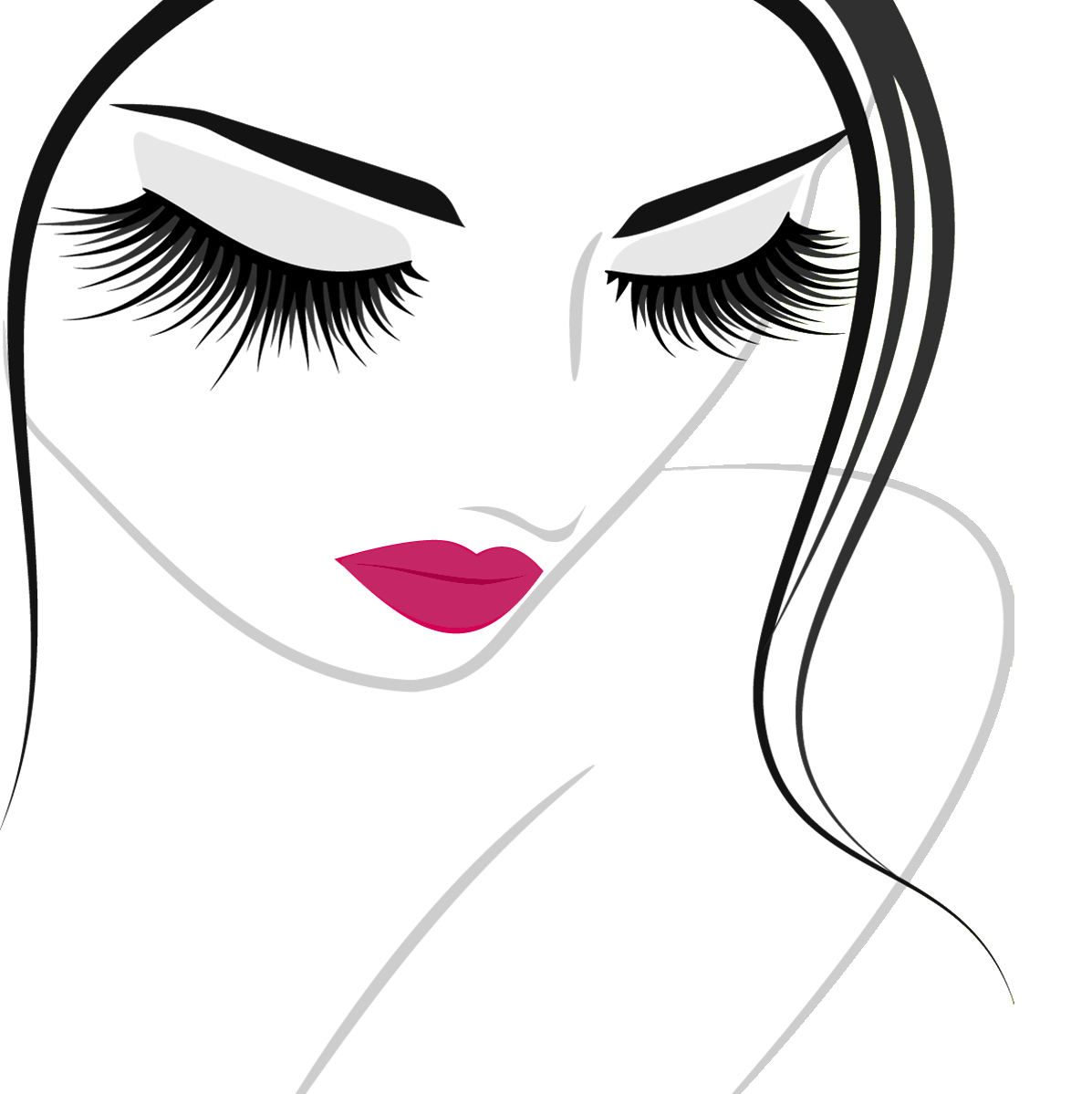 1197x1199 Collection Of Free Eyelash Vector Face Makeup Download On Ui Ex