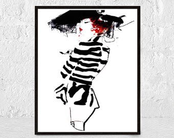 340x270 Makeup Illustration Etsy