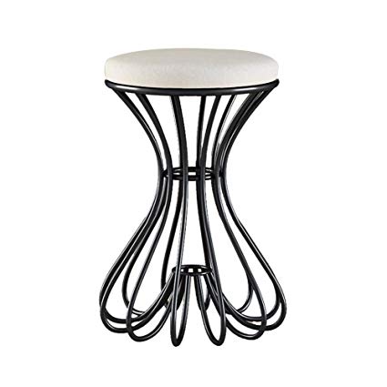 425x425 round makeup bench dressing stool,household vanity stool,iron shoe