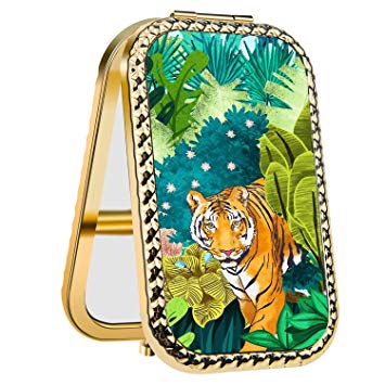 355x355 Specialized Design Rectangle Golden Tiger Drawing