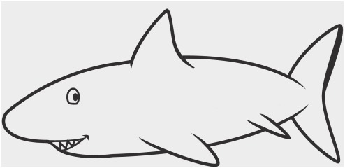 494x240 shark coloring pages printable good mako shark coloring