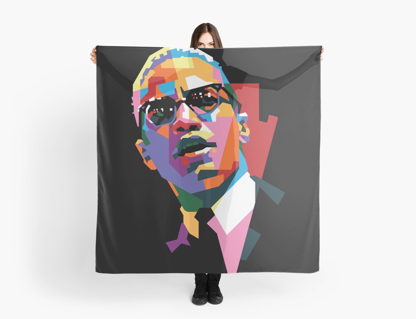 1411x1080 Malcolm X Scarf