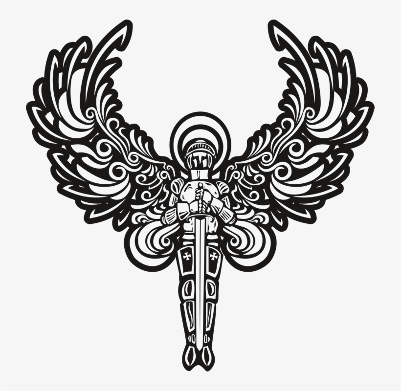 820x800 Angel, Wings, Character, No Background, Halo, Male