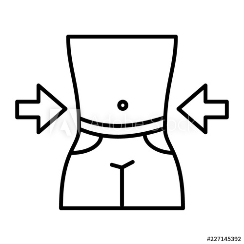 500x500 Male Body Thin Line Icon Man In Athletic Shorts Vector