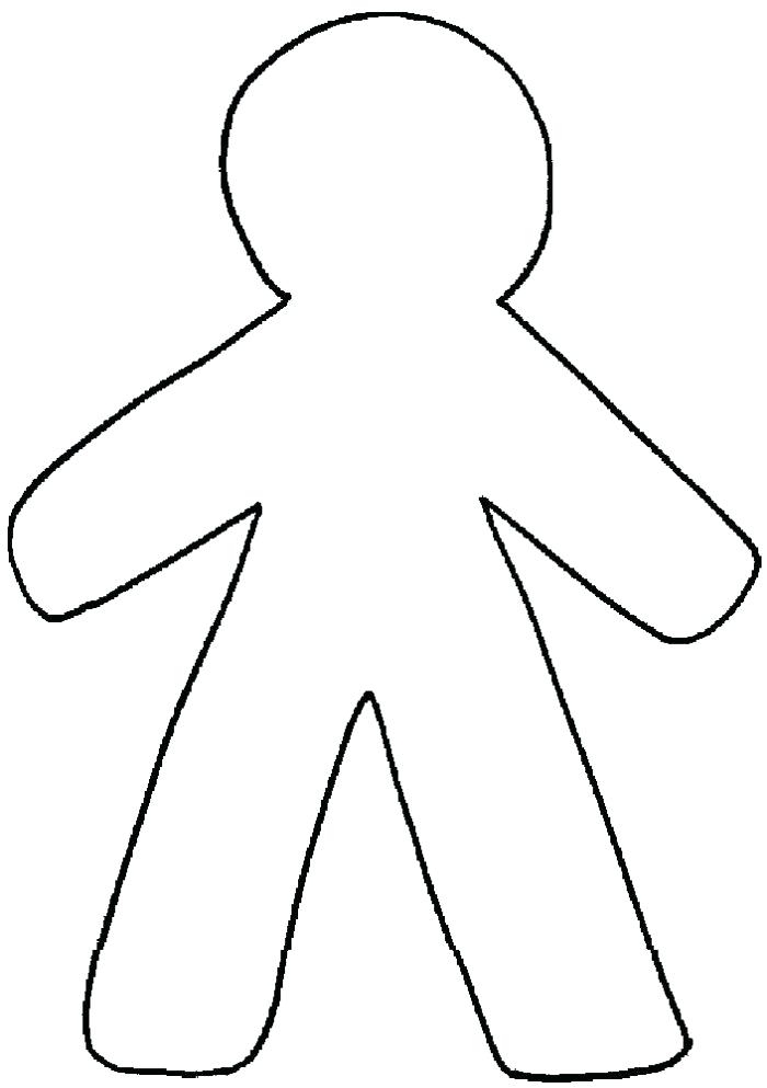 700x993 Body Outline Clipart Male