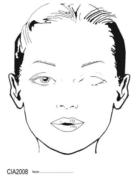 Male Face Drawing