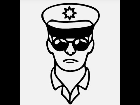 480x360 How To Draw Police Man Officer Face Drawing Step