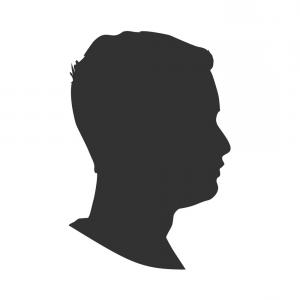 300x300 Man Avatar Profile View Male Face Silhouette Vector Soidergi