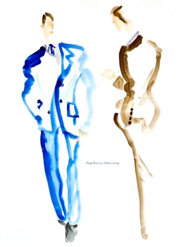 375x500 Boss Male Gestures Painting