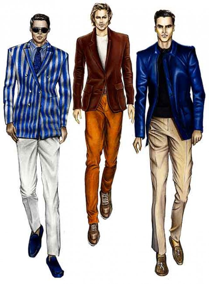 Male Fashion Drawing | Free download on ClipArtMag