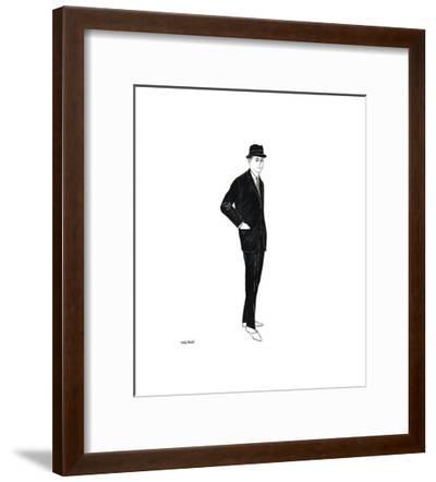 400x442 Male Fashion Figure, C Giclee Print