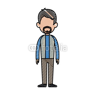 400x400 Drawing Character Man Fashion Image Vector Illustration Buy