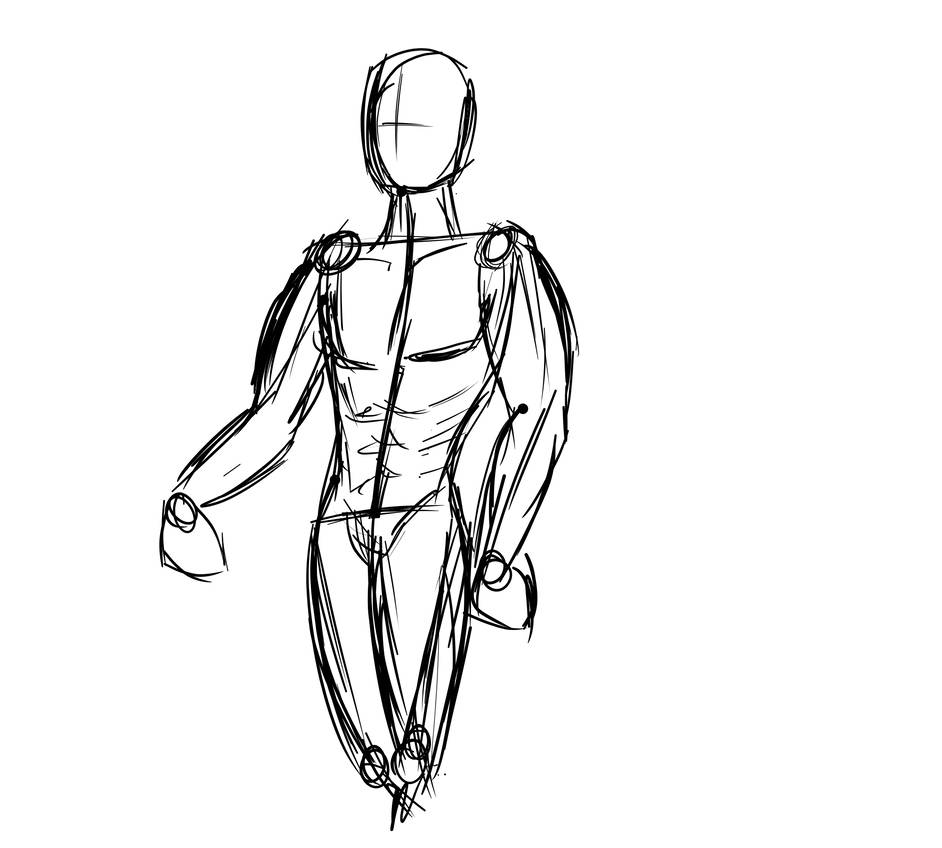 Male Figure Drawing | Free download on ClipArtMag