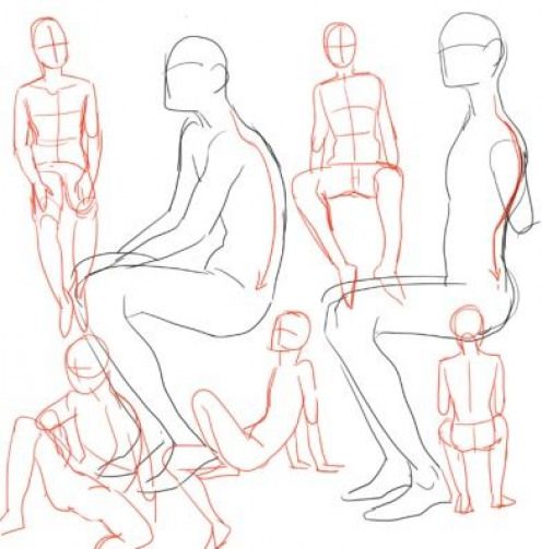 Male Figure Drawing Model Poses | Free download on ClipArtMag