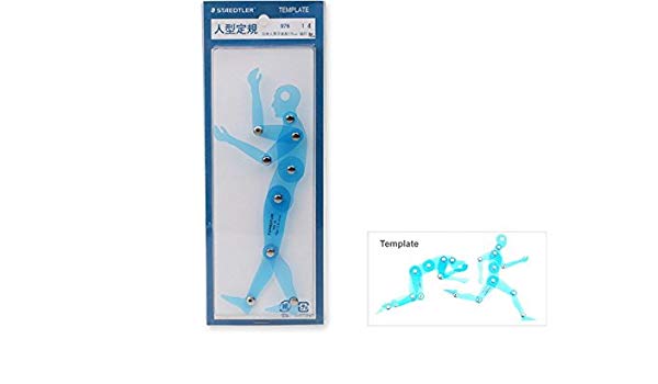 600x350 staedtler human figure template postionable male figure drawing