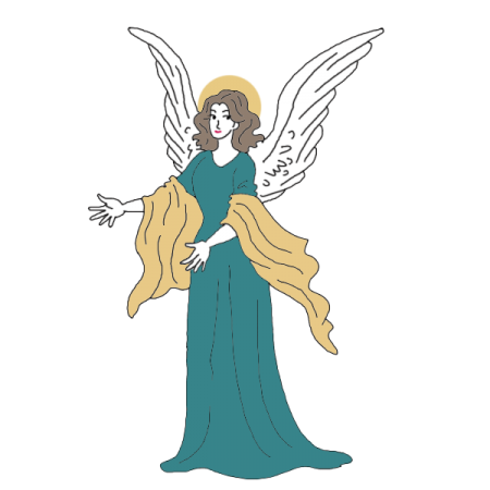 Male Guardian Angel Drawing | Free download on ClipArtMag