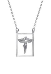 164x240 guardian angel sterling silver necklace dueros silver