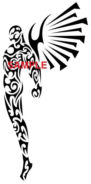 300x604 Male Angel Cross Stitch Chart Now