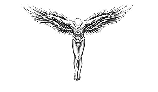 Male Guardian Angel Drawing | Free download on ClipArtMag