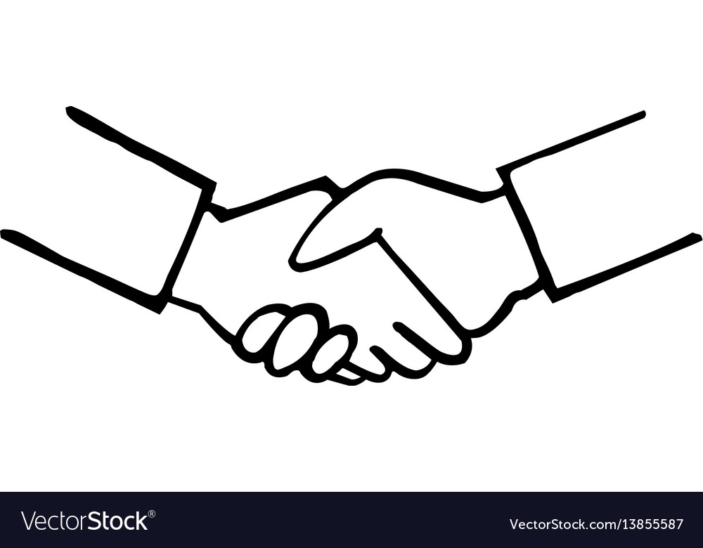 1000x780 Huge Collection Of 'hand Shake Drawing' Download More Than