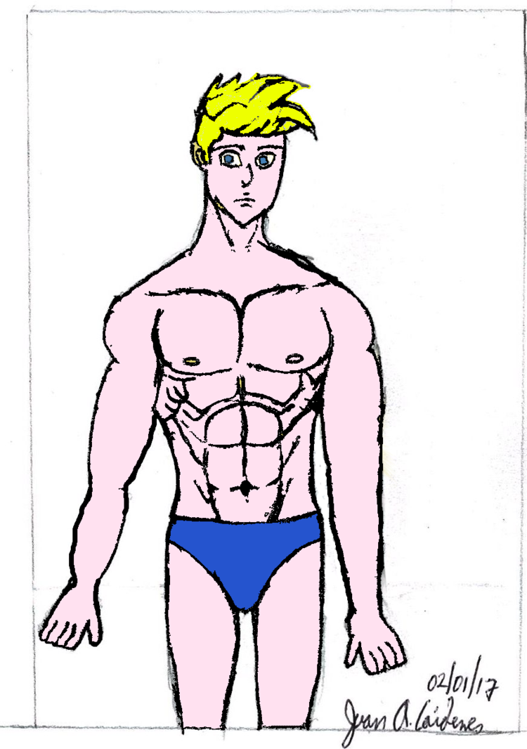 750x1066 Male Hand Drawing