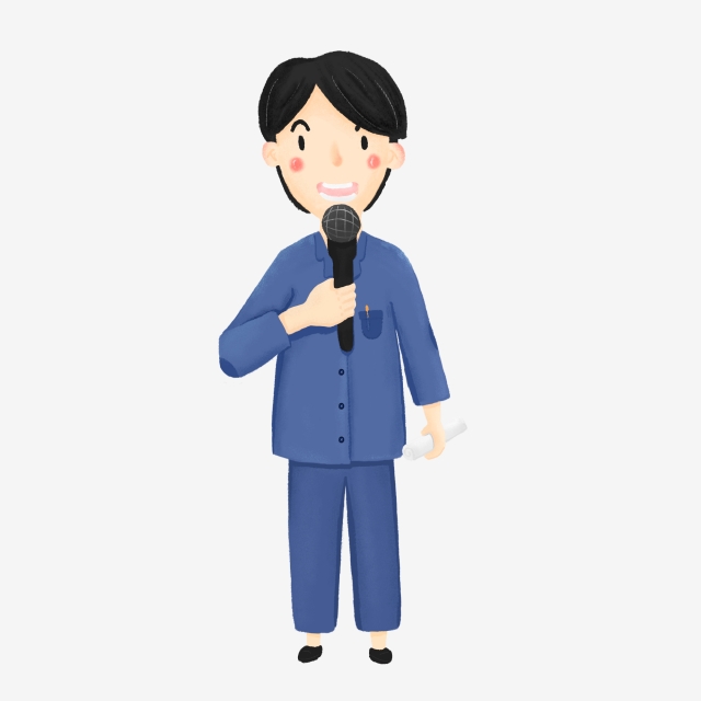 640x640 Reporter Interview Scene Hand Drawing, Hand Clipart, Drawing