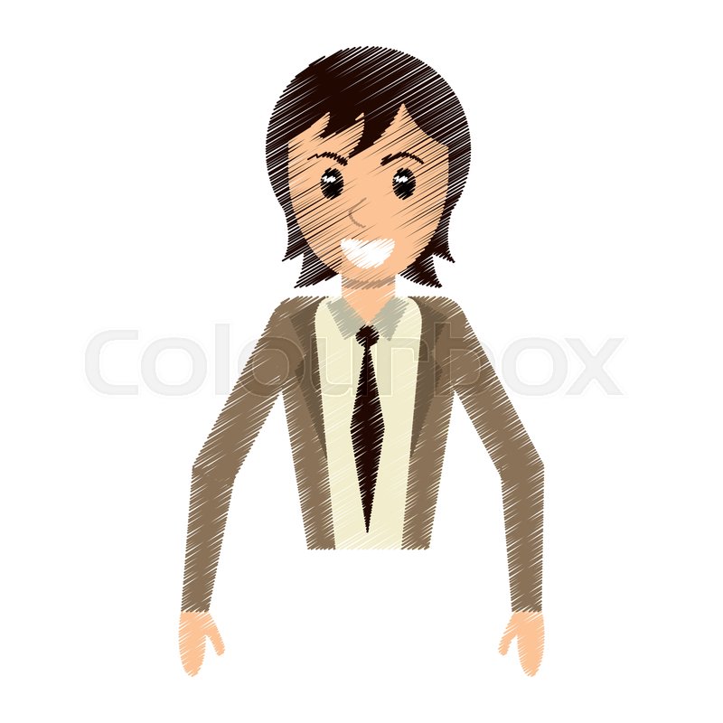 800x800 Drawing Portrait Man Male Image Vector Stock Vector Colourbox