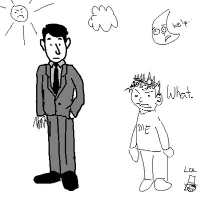 400x399 Man Drawing Fail