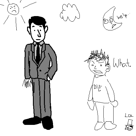 467x465 Man Drawing Fail