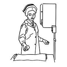 230x230 Top Free Printable Nurse Coloring Pages Online