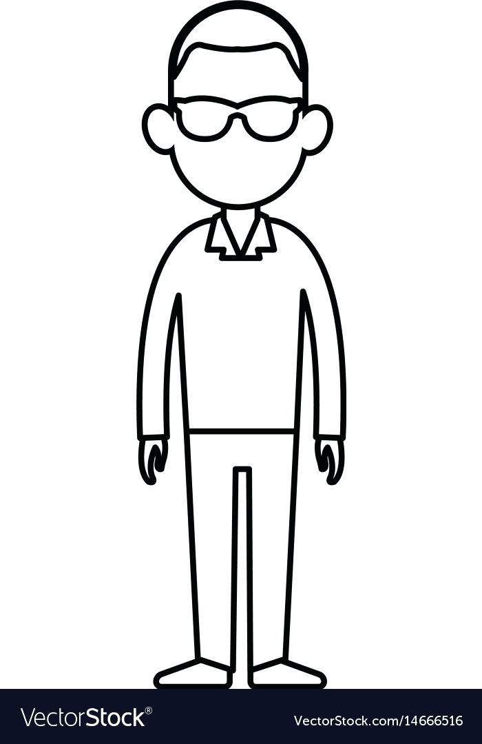 700x1080 Outline Of Person Girl Outline Template Library Human Outline