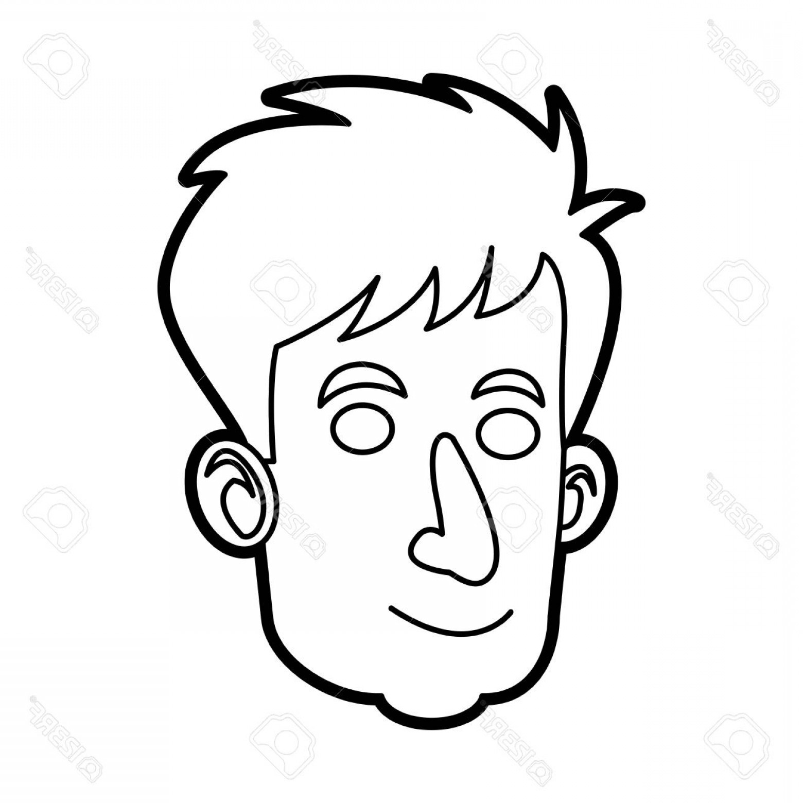 1560x1560 Face Outline Vector Sohadacouri