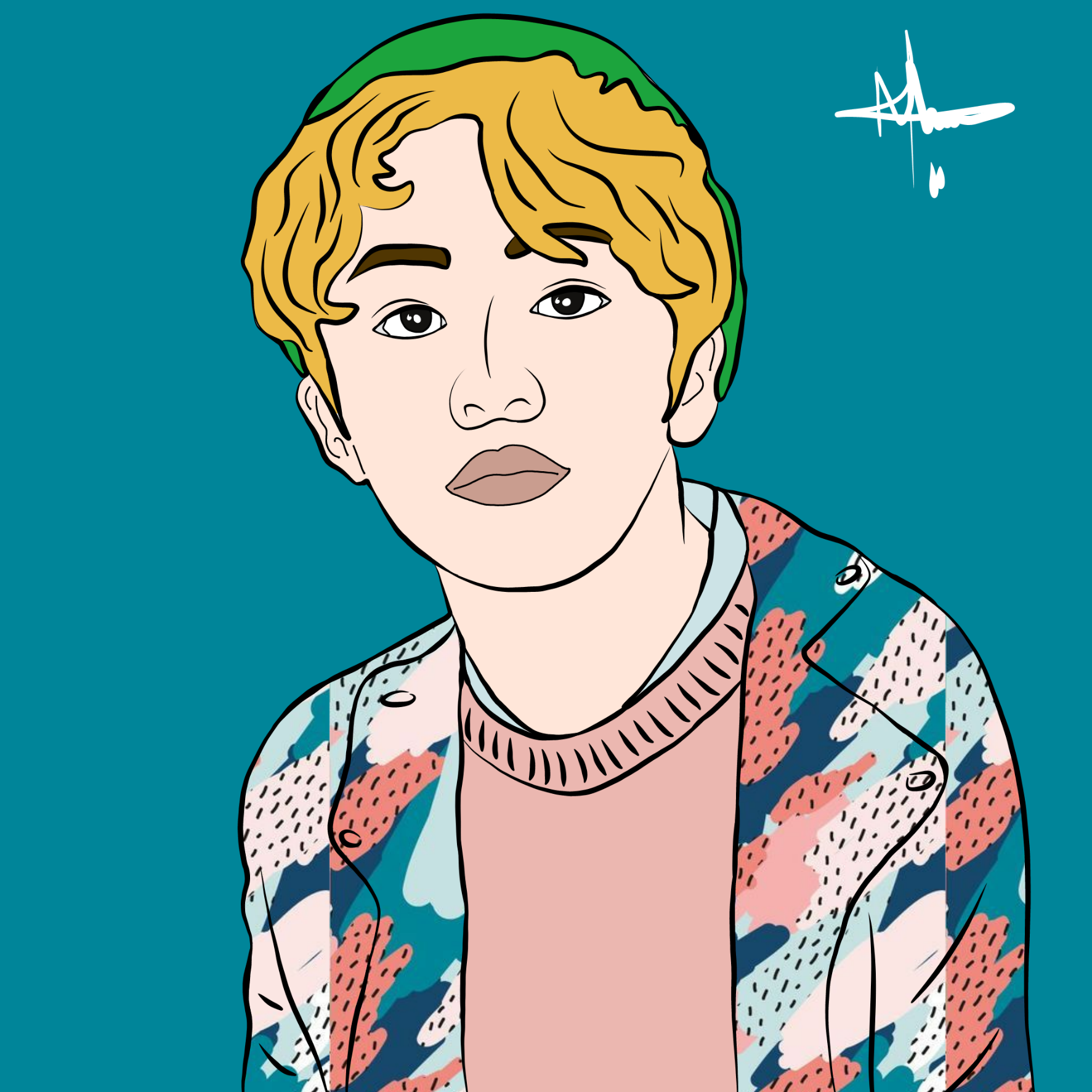 1773x1773 Marklee Nct Mydraw Drawing Outline Boy Draw