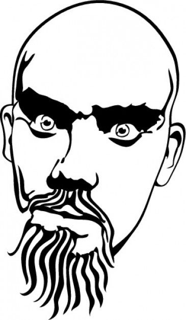 365x626 freak face male portrait vector vector free download