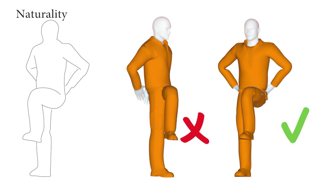 1280x720 Posing Characters Via Gesture Drawings