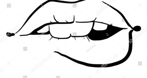 471x250 Lip Drawing Male Biting Your Easy Step