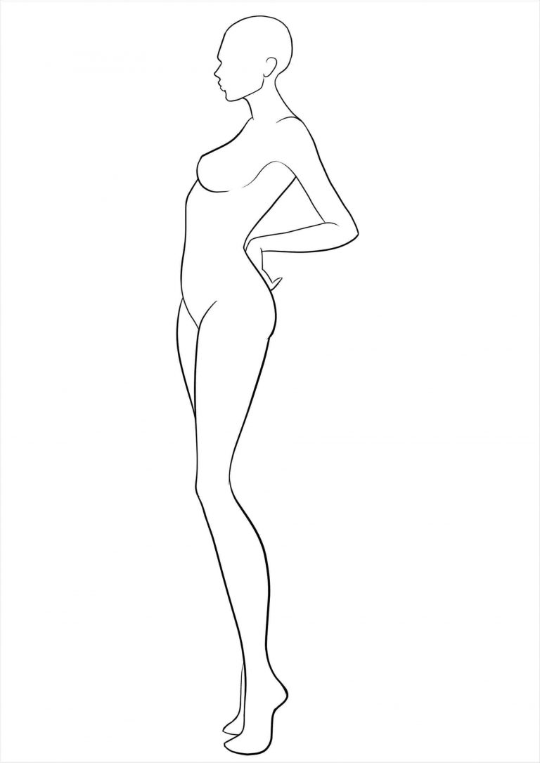 768x1086 Frontal View Basic From Above Rhcom Step How To Draw