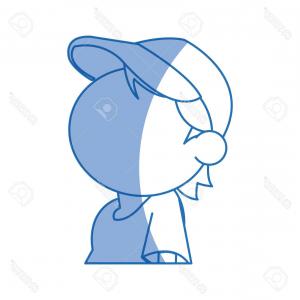 300x300 Stock Illustration Profile Icon Male Avatar Portrait Casual Person