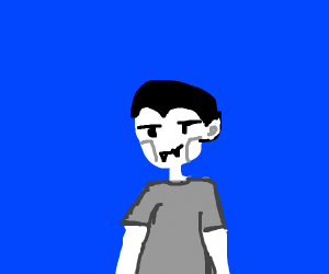 300x250 Vampire Wearing A T Shirt