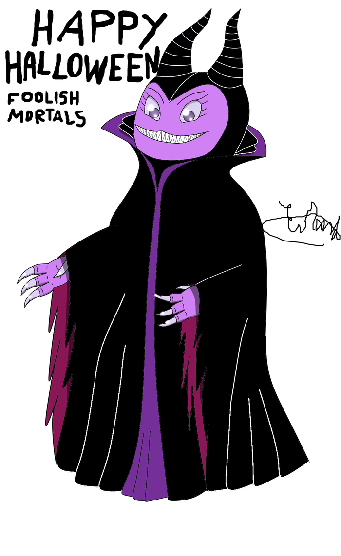 700x1142 Felannis Disguised Into Maleficent For Halloween !